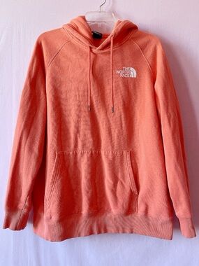 The North Face Oversized Coral Hoodie 🧡